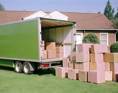 Relocation mover with box
