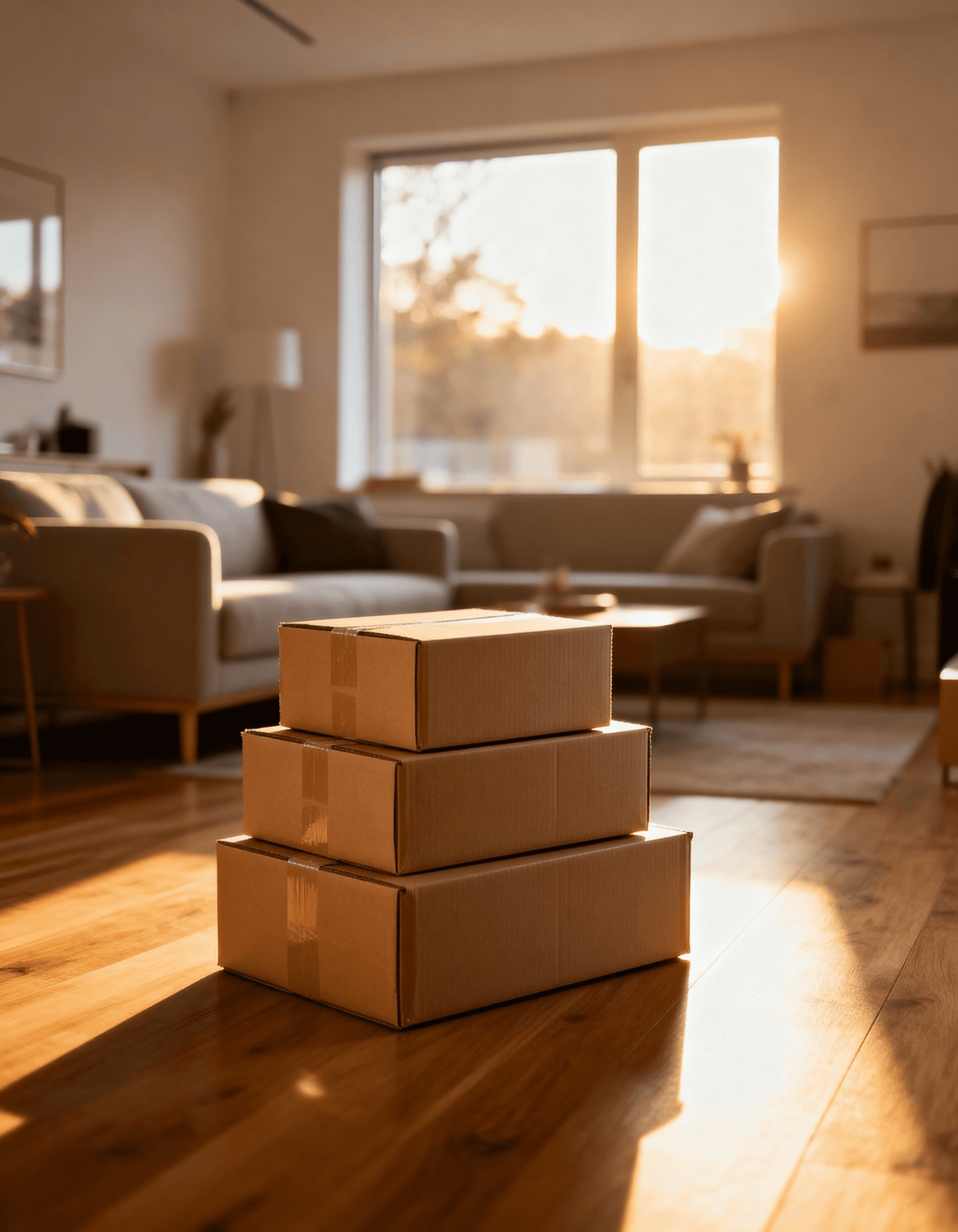Furniture protected for long-term storage